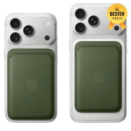 🛒 Kaufen Sie iPhone Feingewebe Wallet MagSafe Moosgrün 