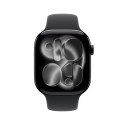 Apple Watch Series 11 (GPS + Cellular), 46 mm, Gehäuse Aluminium Mitternacht, Sportarmband Mitternacht (M L)