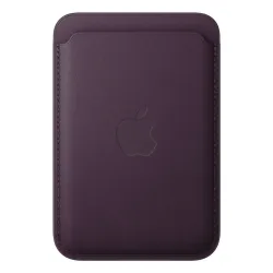 iPhone Feingewebe Wallet mit MagSafe Brombeere 1