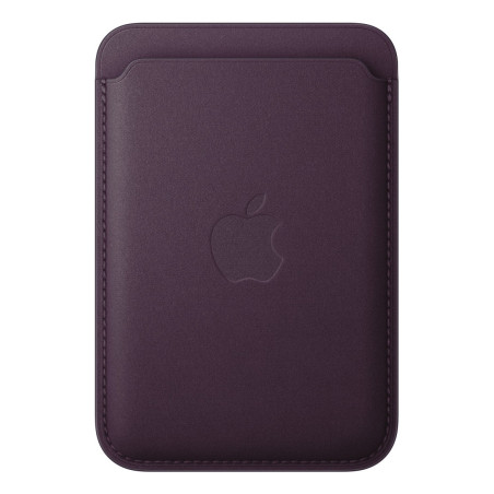 iPhone Feingewebe Wallet mit MagSafe Brombeere