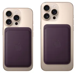 iPhone Feingewebe Wallet mit MagSafe Brombeere 4
