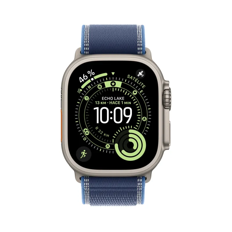 🛒 Kaufen Sie Watch Ultra 3 Cell 49 mm Titan Natur Trail Loop Hellblau M/L 
