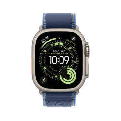 🛒 Kaufen Sie Watch Ultra 3 Cell 49 mm Titan Natur Trail Loop Hellblau S/M 
