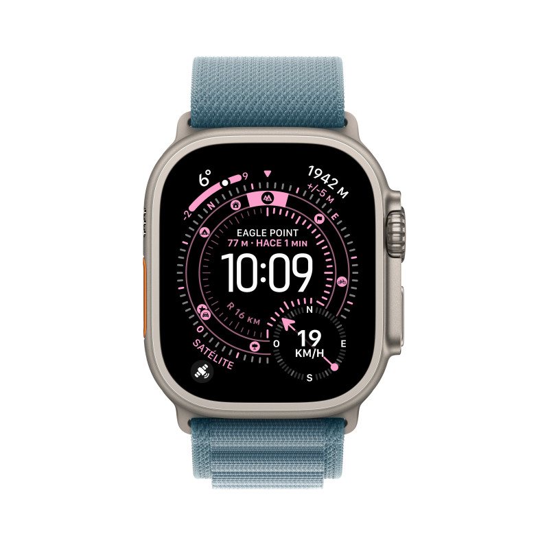 Watch Ultra 3 Cell 49 mm Titan Natur Alpine Loop Hellblau L