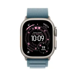 Watch Ultra 3 Cell 49 mm Titan Natur Alpine Loop Hellblau S 1