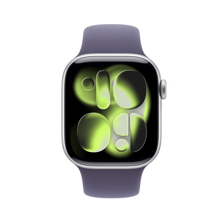 🛒 Kaufen Sie Apple Watch Series 11 (GPS + Cellular) 46 mm Gehäuse Aluminium Silber Sportarmband Nebelviolett M/L 