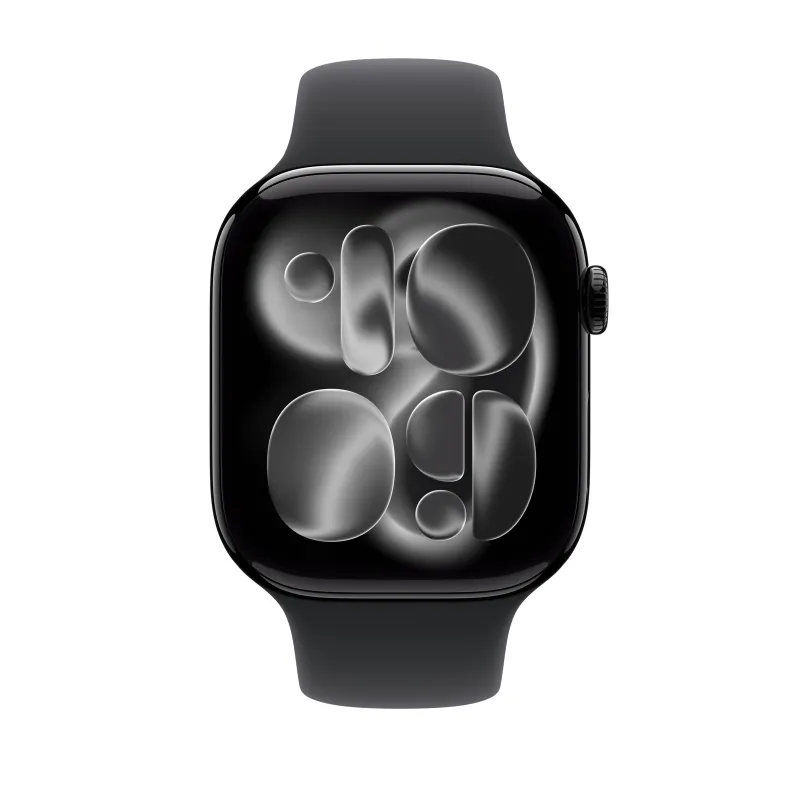 🛒 Kaufen Sie Apple Watch Series 11 (GPS + Cellular) 42 mm Gehäuse Aluminium Diamantschwarz Sportarmband Schwarz M/L 