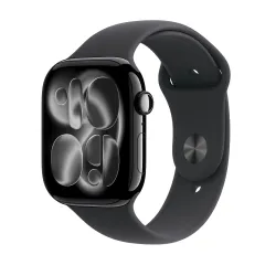 🛒 Kaufen Sie Apple Watch Series 11 (GPS + Cellular) 42 mm Gehäuse Aluminium Diamantschwarz Sportarmband Schwarz M/L  2