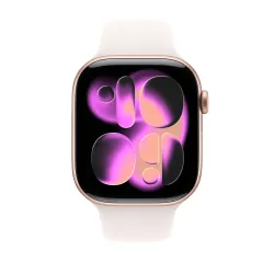 🛒 Kaufen Sie Apple Watch Series 11 (GPS + Cellular) 42 mm Gehäuse Aluminium Roségold Sportarmband Polarstern M/L  1