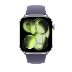 🛒 Kaufen Sie Apple Watch Series 11 (GPS) 42 mm Gehäuse Aluminium Silber Sportarmband Nebelviolett M/L 