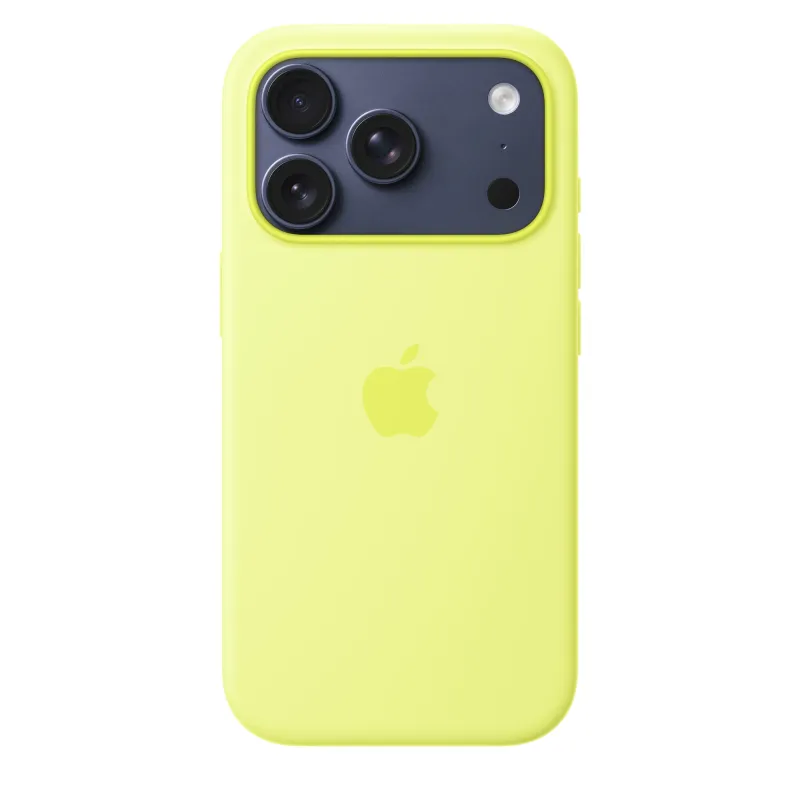 iPhone 17 Pro Silikon Case MagSafe Neongelb