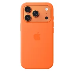 🛒 Kaufen Sie iPhone 17 Pro Max Silikon Case MagSafe Orange  1