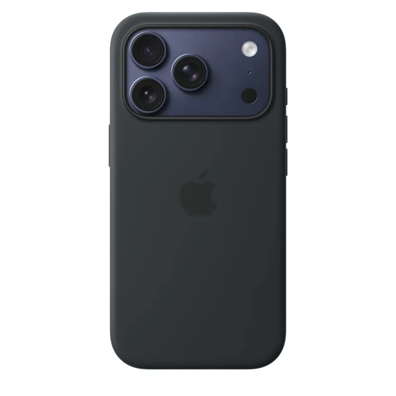 iPhone 17 Pro Max Silikon Case MagSafe Schwarz