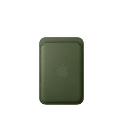 🛒 Kaufen Sie iPhone Feingewebe Wallet MagSafe Moosgrün  1