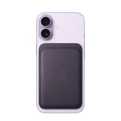 🛒 Kaufen Sie iPhone Feingewebe Wallet MagSafe Mitternachtsviolett  2