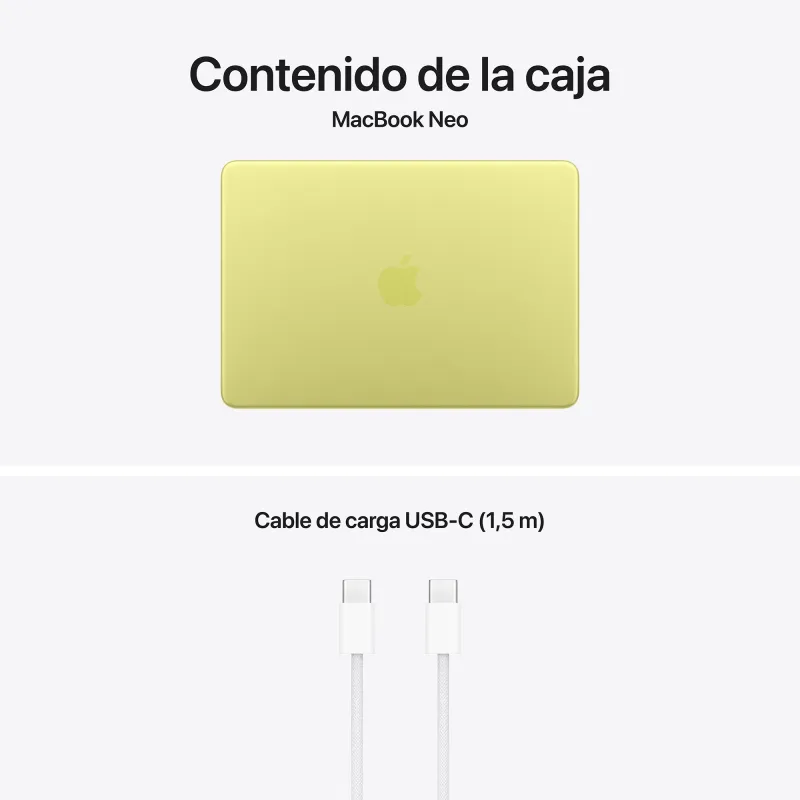 MacBook Neo A18 Pro 8GB 512GB Touch ID Zitrus