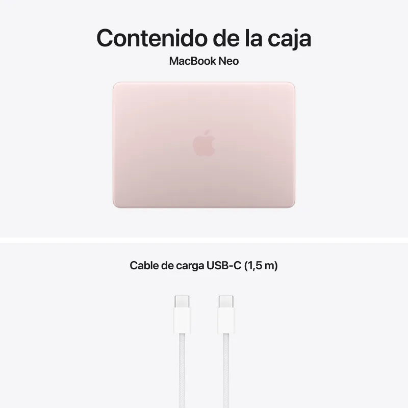 MacBook Neo A18 Pro 8GB 512GB Touch ID Wolkenrosa