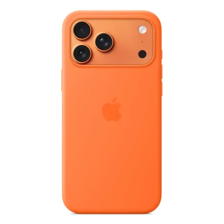iPhone 17 Pro Max Silikon Case MagSafe Orange