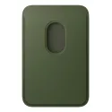 iPhone Feingewebe Wallet MagSafe Moosgrün