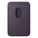 iPhone Feingewebe Wallet MagSafe Mitternachtsviolett