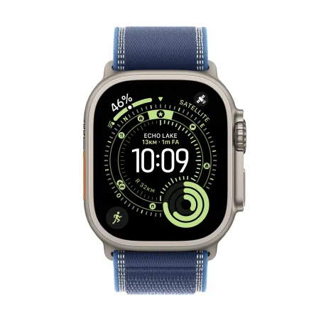 Watch Ultra 3 Cell 49 mm Titan Natur Trail Loop Hellblau M L