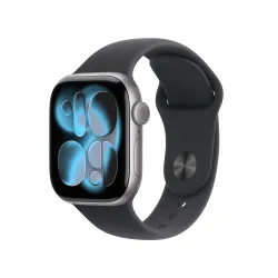 Apple Watch Series 11 (GPS + Cellular) 42 mm Gehäuse Aluminium Space Grau Sportarmband Schwarz S M  Exportar a Hojas de cálculo