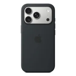 iPhone 17 Pro Silikon Case mit MagSafe Schwarz