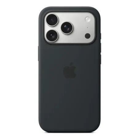 iPhone 17 Pro Silikon Case mit MagSafe Schwarz