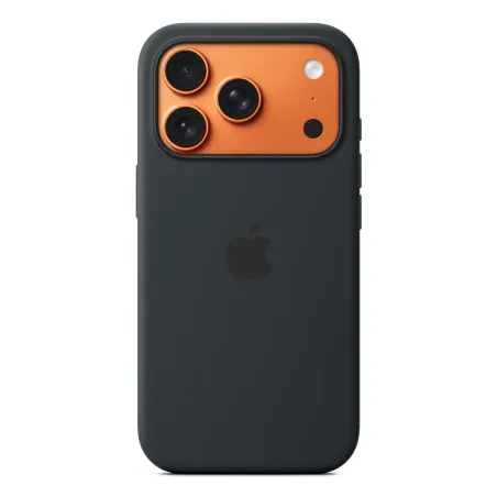 iPhone 17 Pro Silikon Case mit MagSafe Schwarz