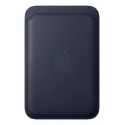 iPhone Feingewebe Wallet MagSafe Navy