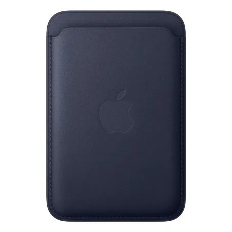 iPhone Feingewebe Wallet MagSafe Navy