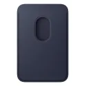 iPhone Feingewebe Wallet MagSafe Navy