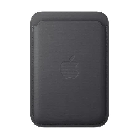 iPhone Feingewebe Wallet MagSafe Schwarz