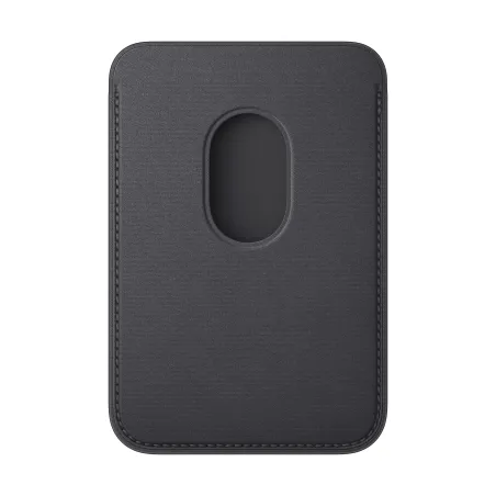 iPhone Feingewebe Wallet MagSafe Schwarz