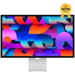 Studio Display mit vidrio nanotexturizado und adaptador von montaje VESA